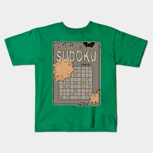 Sudoku addict Kids T-Shirt